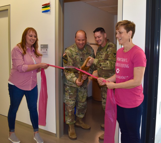 Lactation room ribbon cutting