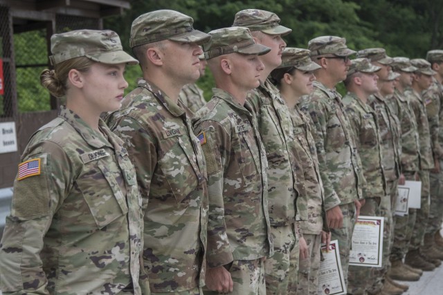 Soldiers receive cavalry spurs