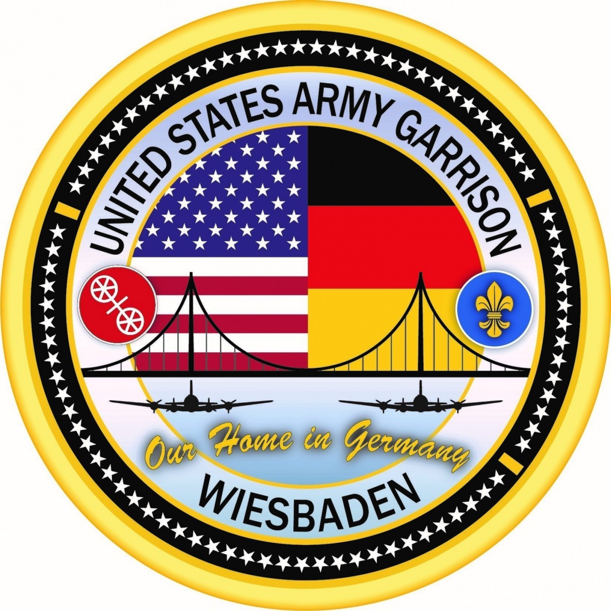 Garrison Wiesbaden unveils new crest | Article | The United States Army