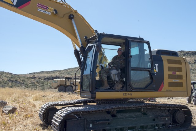 Idaho Guard builds road for the Shoshone-Paiute Tribe