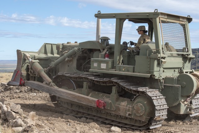Idaho Guard builds road for the Shoshone-Paiute Tribe