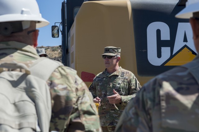 Idaho Guard builds road for the Shoshone-Paiute Tribe