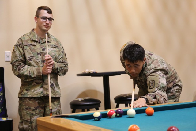 Camp Zama's new 'Warrior Zone' provides recreation for single Soldiers