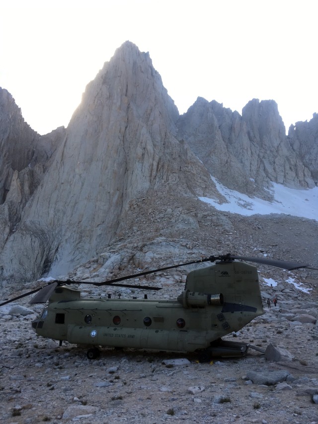 California Guard hoists injured hiker off mountain