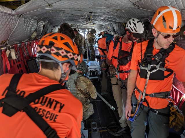 California Guard hoists injured hiker off mountain