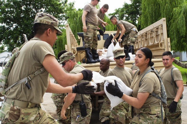 When disasters strike, your military responds