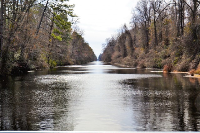 Dismal Swamp Canal channel preps for renovations