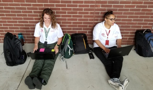 Power Team members ready to help those affected by Hurricane Dorian.