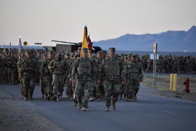 Soldiers support suicide prevention awareness march