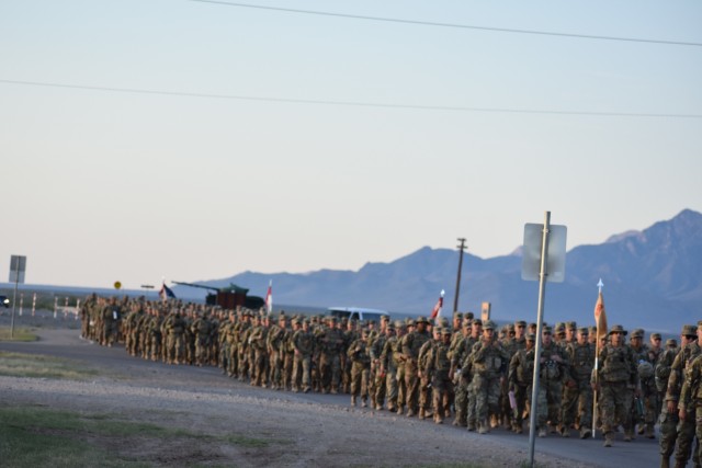 Soldiers support suicide prevention awareness march