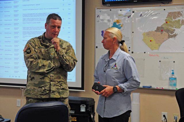 NCNG and Emergency Management prepare for the arrival of Hurricane Dorian