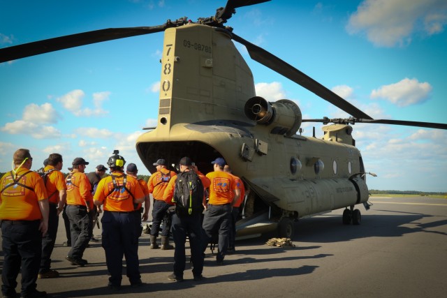 Hurricane Dorian support: SCNG assists with heavy lift helicopter to Ocracoke