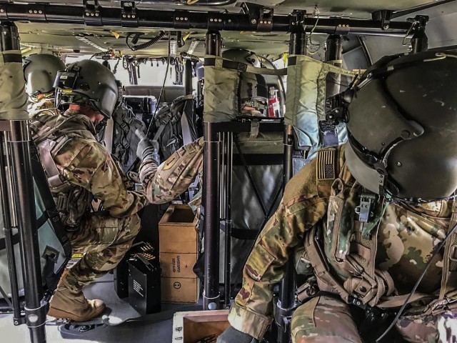 1CAB Air Crews Hone Aerial Gunnery Skills