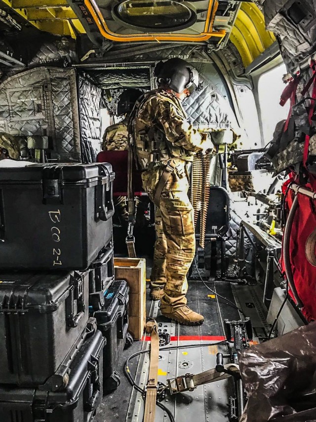 1CAB Air Crews Hone Aerial Gunnery Skills