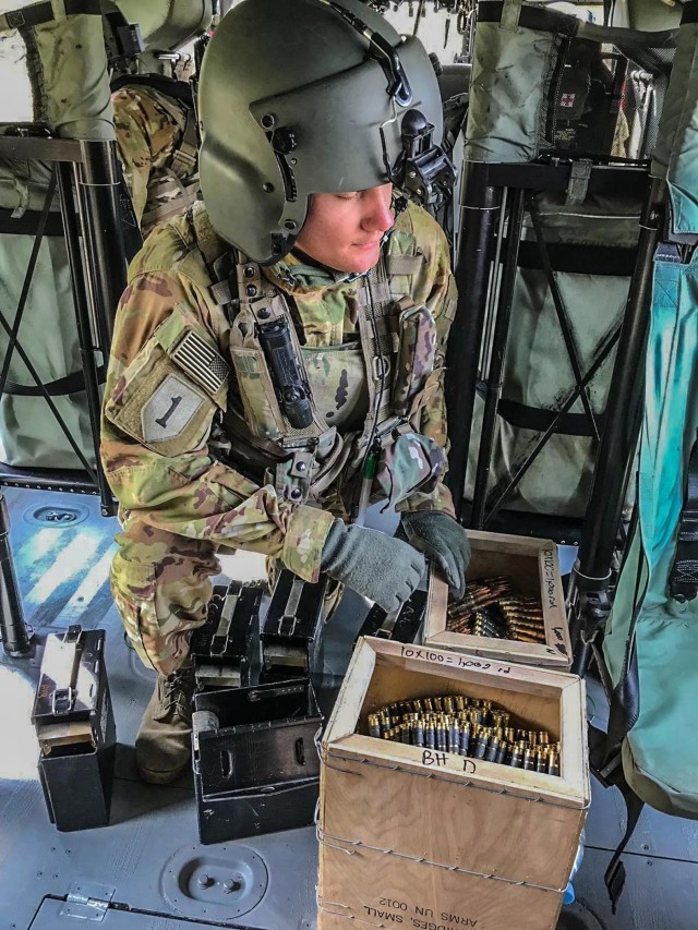 1CAB Air Crews Hone Aerial Gunnery Skills