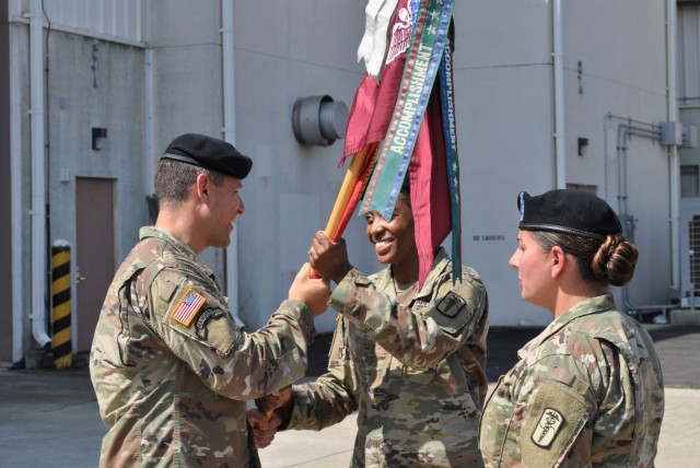 MAJ Jones Assumes Command of 95th Med Detachment (Blood Support)