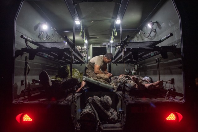Mass casualty exercise prepares combat medics from multiple units