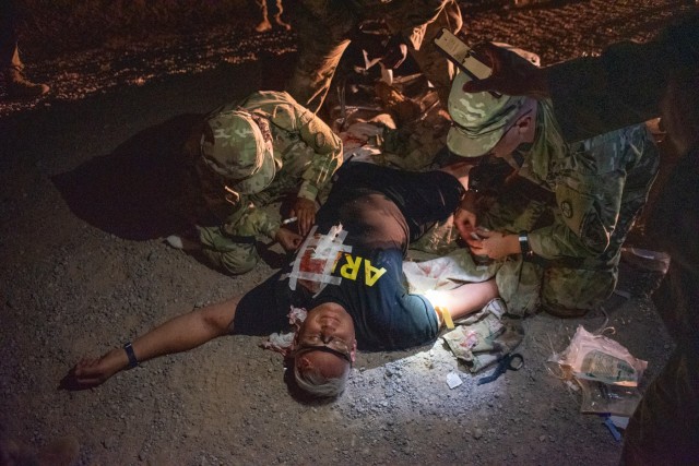 Mass casualty exercise prepares combat medics from multiple units