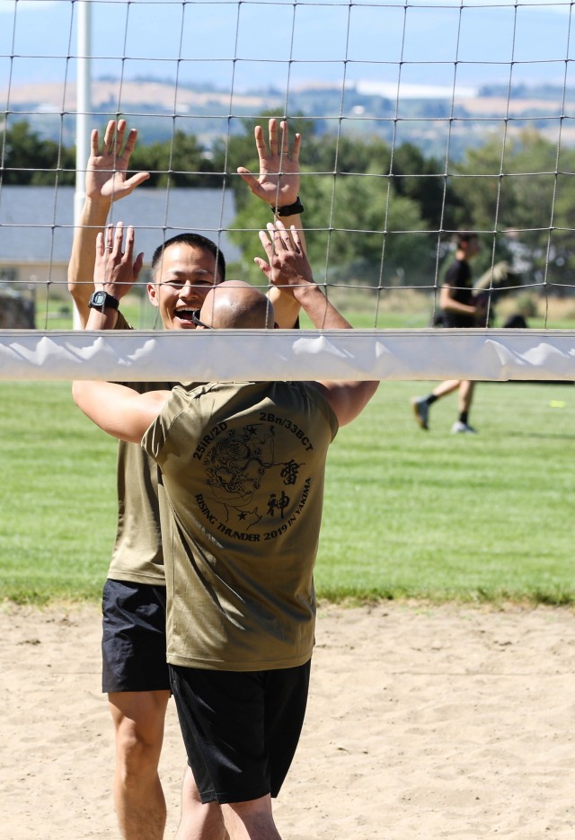 Rising Thunder 19 celebrates international partnership with sports day