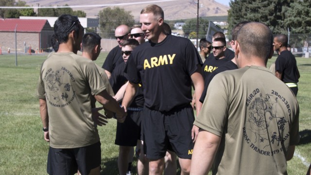 A day of fun brings relief to soldiers