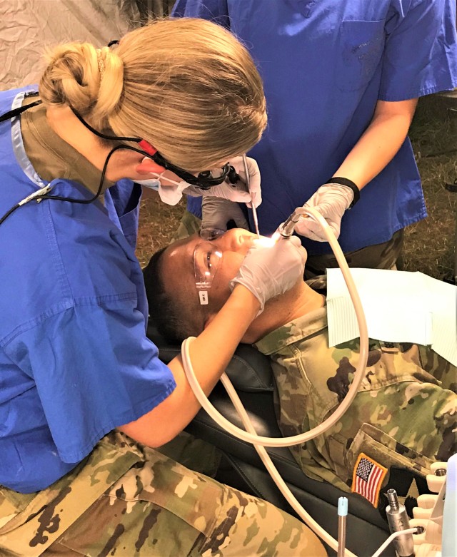 Army dentists practice field craft, promote readiness