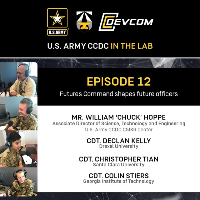 Futures Command Shapes Future Officers Through Internships, on 'CCDC in the Lab' podcast