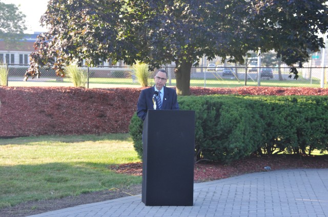Garrison Manager Offers Remarks