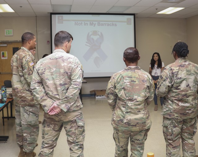 NOT in my Barracks, NOT on my Watch: Watchdogs host training; prepares soldiers for CQ duty