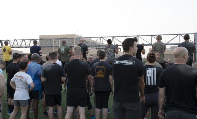 XVIII Airborne Celebrates 75 years with Morning PT