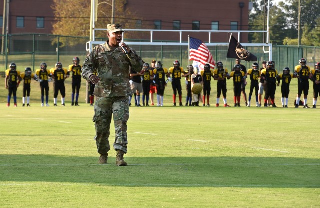 Fort Knox children, parents celebrate start of fall sports season