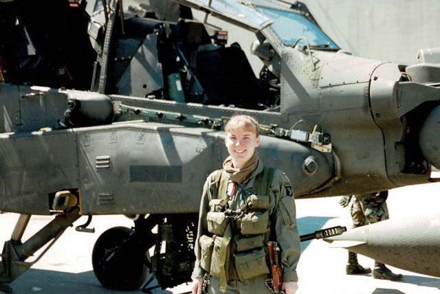 Sky is the limit for one of the first female Apache pilots