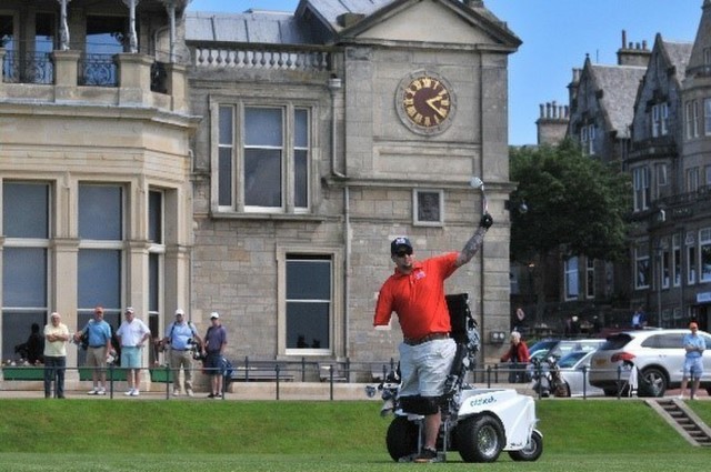 Wounded Warrior regains his passion for gaming and golf