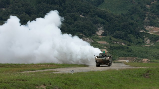 Greywolf Brigade conducts complex combined breach training with ROK Army partners