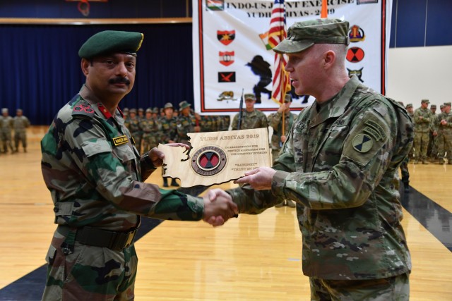 U.S. & Indian armies complete Yudh Abhyas 19