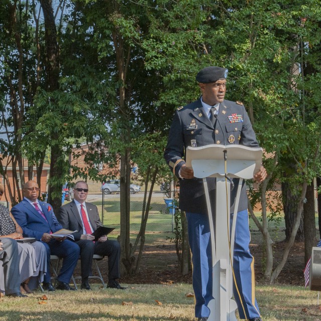 Walker speaks at remembrance ceremony