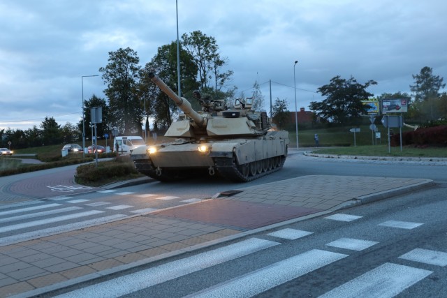 Battle Group Poland conducts rapid response exercise