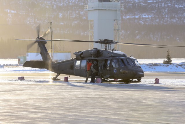 Alaska Army Guard medevac two men from Haines for emergency medical care