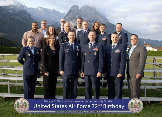 Marshall Center Airmen Celebrate U.S. Air Force's 72nd Birthday