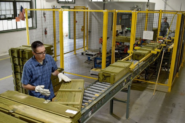 BGAD 105mm Renovation Line Automated Box Stenciling