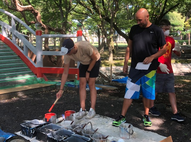 DPW, Camp Zama community work together to preserve historic park on Army grounds