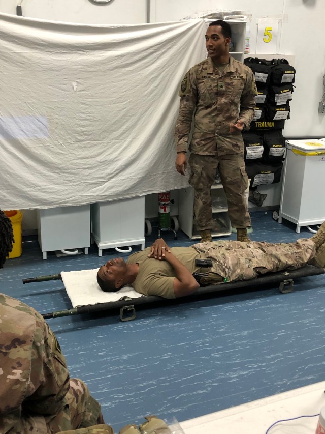 Casualty training in a contingency environment