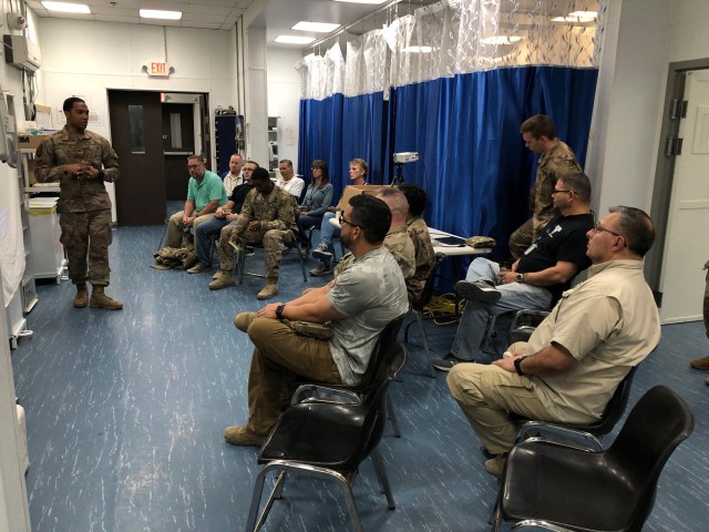 Casualty training in a contingency environment