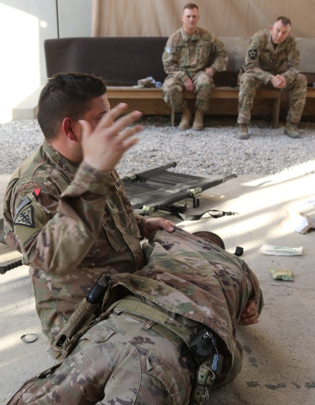 Casualty training in a contingency environment