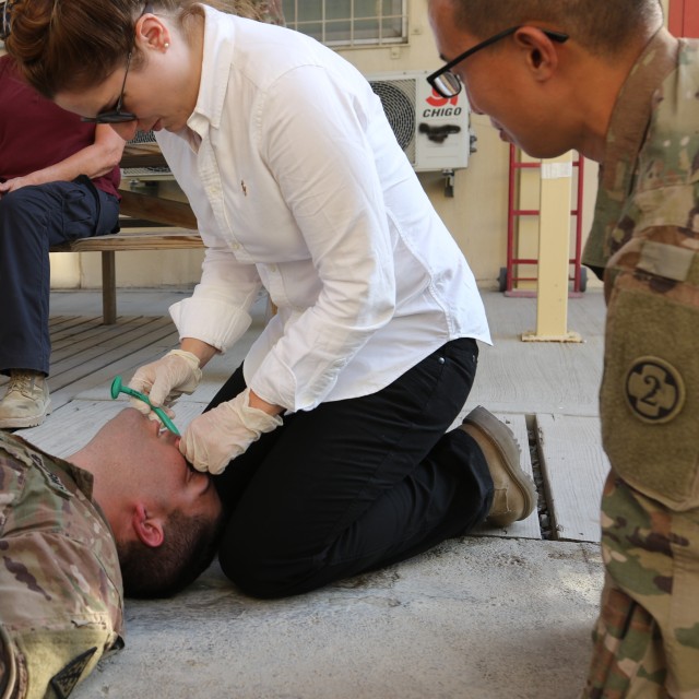 Casualty training in a contingency environment