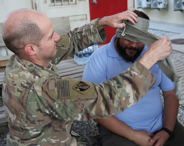 Casualty training in a contingency environment