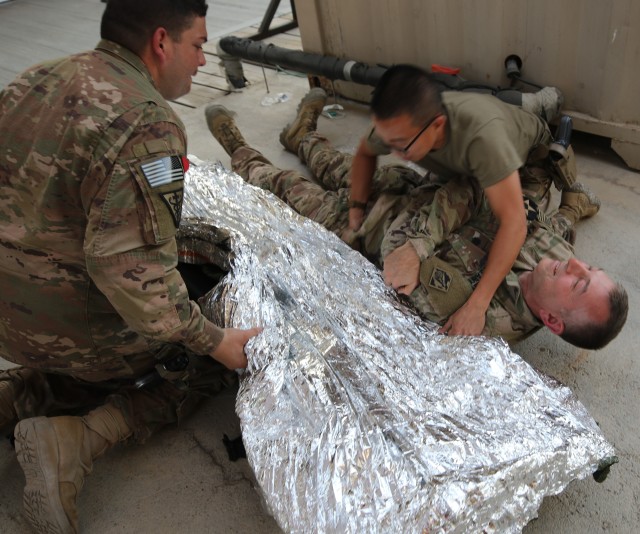 Casualty training in a contingency environment