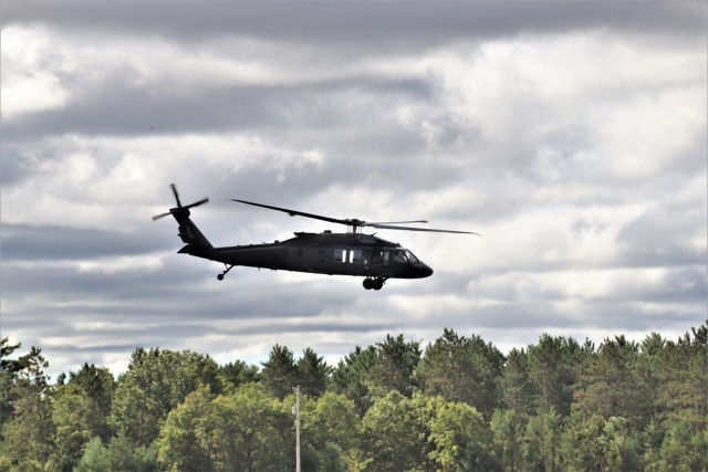 UH-60 Black Hawk training operations at Fort McCoy