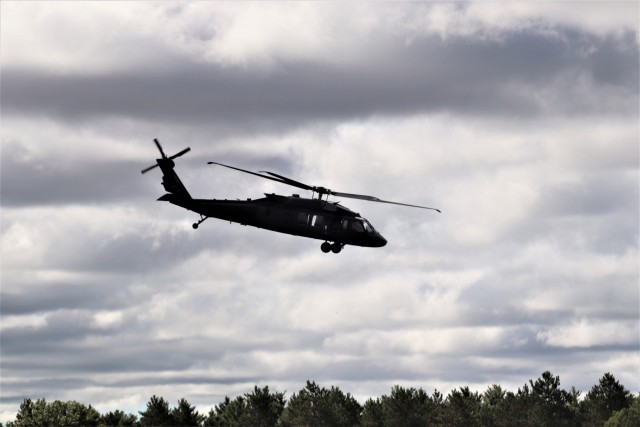 UH-60 Black Hawk training operations at Fort McCoy