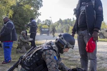 U.S. service members, Bosnian soldiers and the U.S. Department of State tested their non-combatant evacuation skills during Saber Junction 19 at the Joint Multinational Training Center in Hohenfels, Germany.