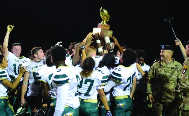 Fort Knox High School Football breaks 16 - year curse with sibling rival Fort Campbell